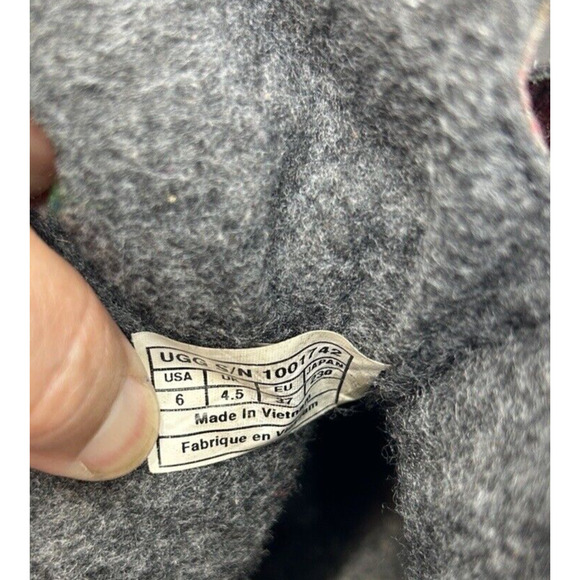 UGG Australian Women's Decatur Plaid Boots Size 6 Waterproof - Picture 6 of 6